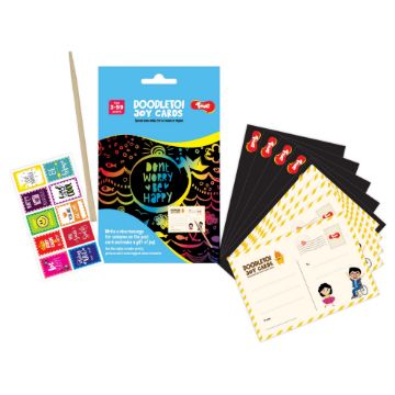 Picture of Doodletoi Joy Cards - Magical Scratch Art Post Cards