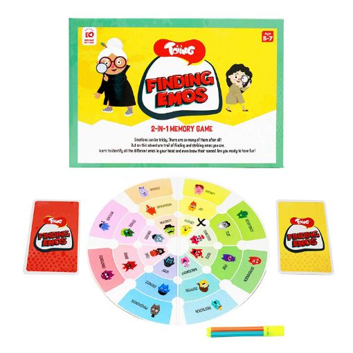 Picture of Finding Emos - Kids 2-in-1 Memory & Bingo Game