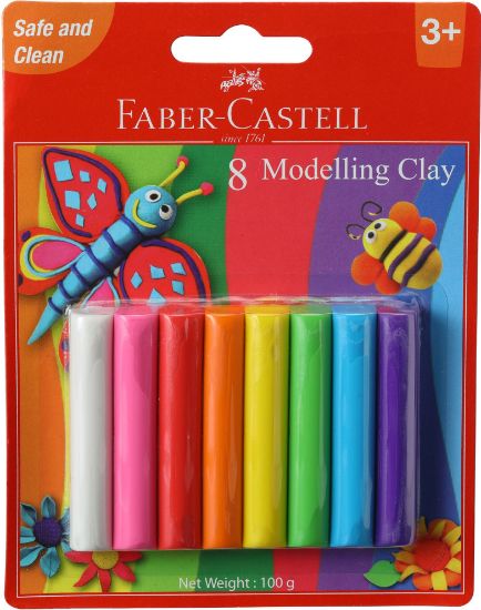 Picture of 8 Modelling Clay 100 gm (Pack of 4)