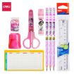 Picture of Deli WH451 School Stationery Kit - Pink Colour 