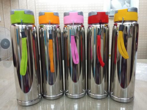 Picture of Flip to Narrow Mouth Steel Bottle (Size: 700 ml)