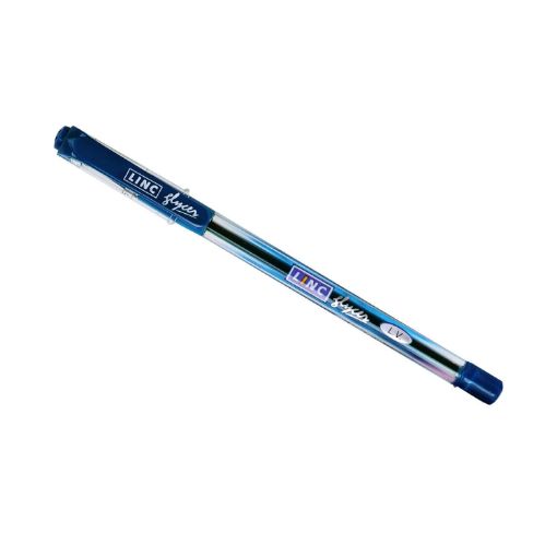 Picture of Linc Glycer (0.6 mm) Ball Pen Blue Pack of 5
