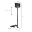 Picture of B100 Easy Kids / Adult Basketball 2.4 M to 3.05 M Tool Free Adjustment