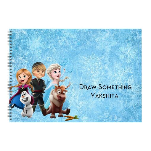 Picture of Personalised Sketch Book - Frozen