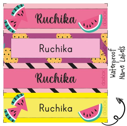 Picture of Personalised Name Labels - Summer Fruits (Pack of 88)