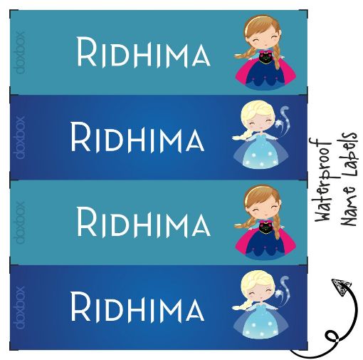 Picture of Personalised Name Labels - Frozen (Pack of 88)